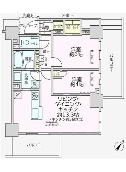 ルフォンザ・タワー大塚 1207