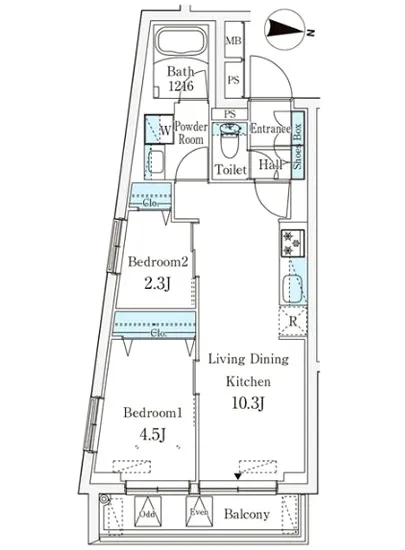 ラティエラ品川西大井 214