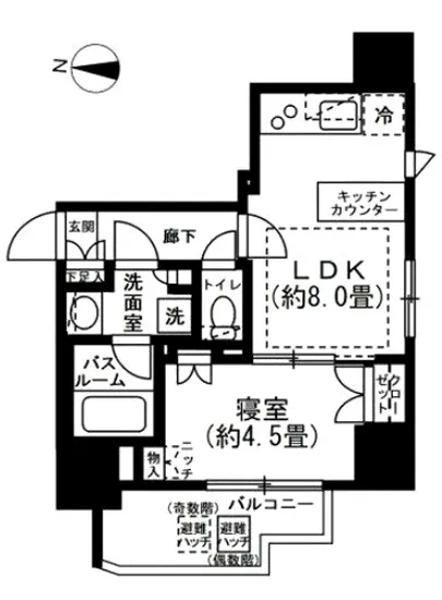 オープンレジデンシア四谷舟町 9F