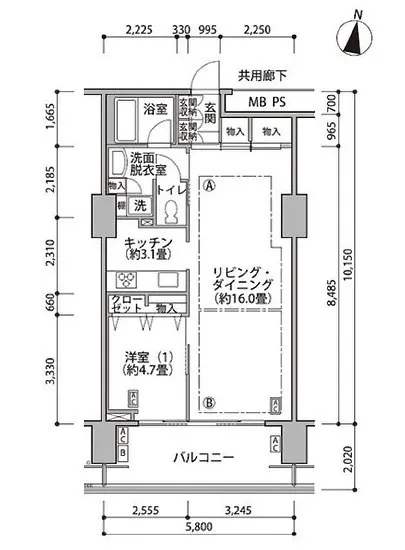 東雲キャナルコートCODAN 17-416