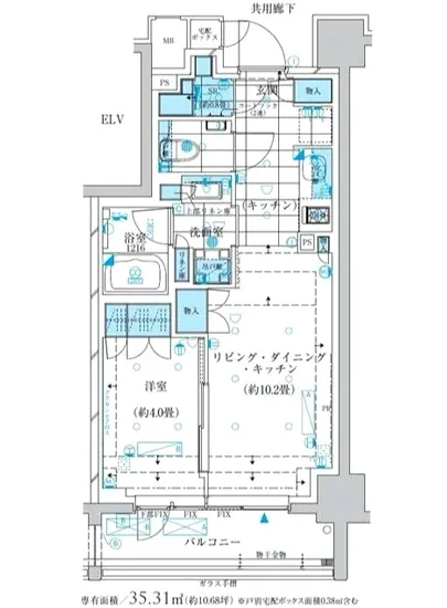 ザ・パークワンズ三軒茶屋 107