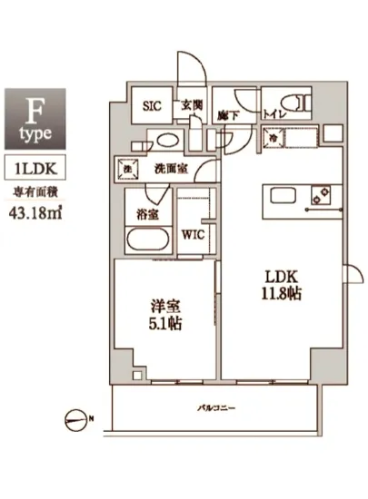 レジディア中延2 1301