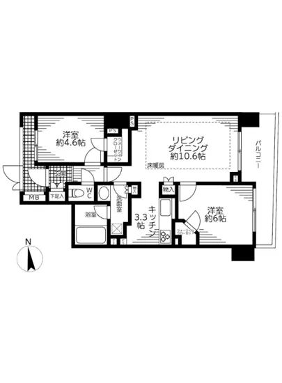 アスコットパーク新御徒町プラシード 3F