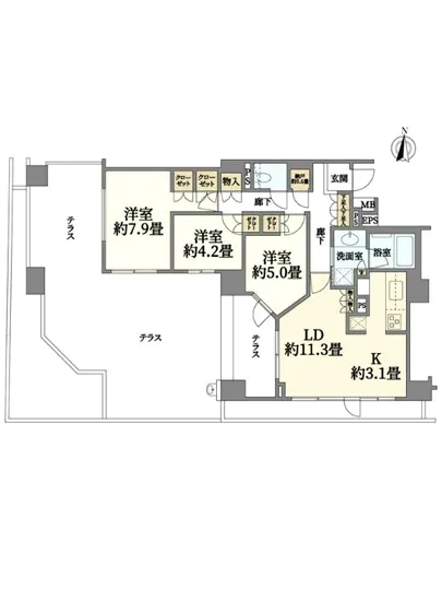 ブランズ文京小石川パークフロント 1F