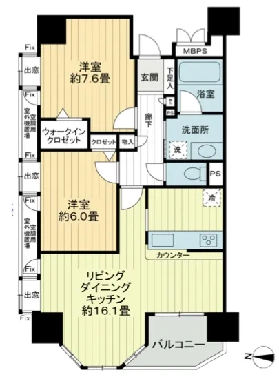 ライオンズマンション高輪 4F