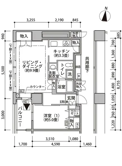 東雲キャナルコートCODAN 19-303