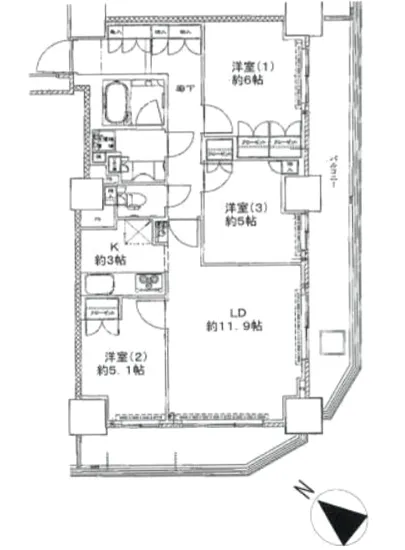 グローリオタワー巣鴨 1306