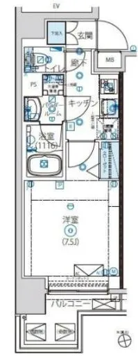 ルクレ木場親水公園 2階