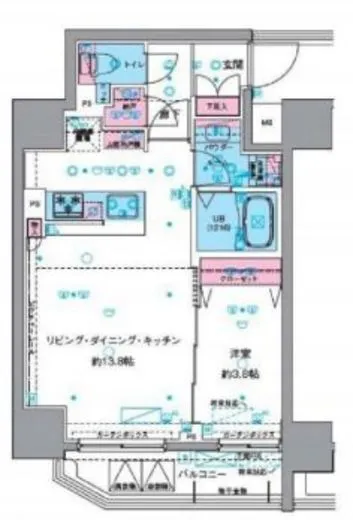 ジェノヴィア南千住スカイガーデン 7階