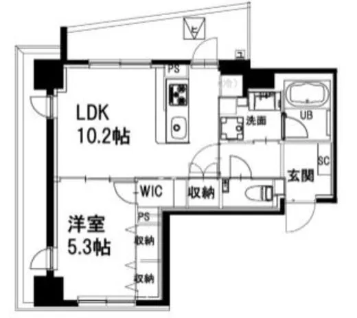 市ヶ谷仲之町ヒルズ S410