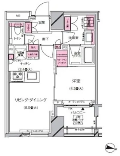 ブランズ桜新町 1階