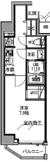 S-RESIDENCE王子east (エスレジデンス王子イースト) 801