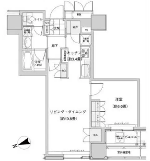 ウエストパークタワー池袋 404