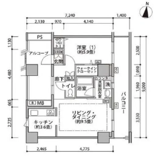 東雲キャナルコートCODAN 19-1209