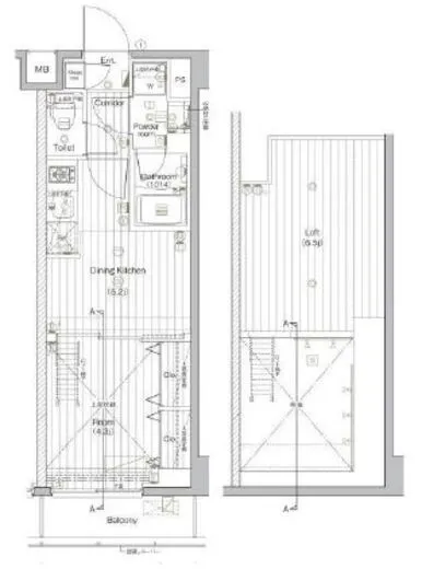 プレミアムキューブ・ジー北新宿DEUX 地下1階