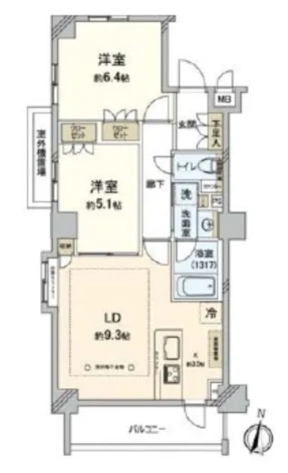 イルフィオーレ都立大学 2階