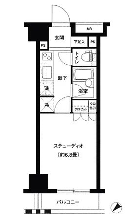 グランスイート銀座レスティモナーク 7階