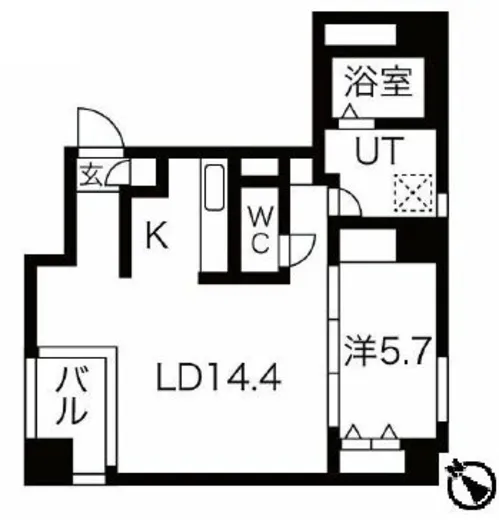 ライジングプレイス月島 5階