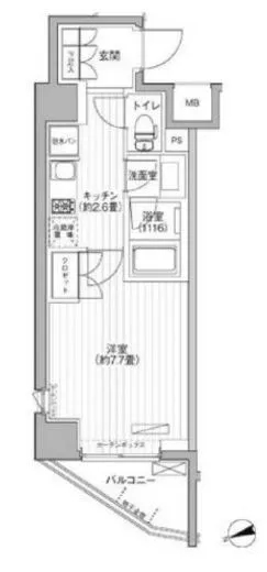 プラネソシエ大森山王 501