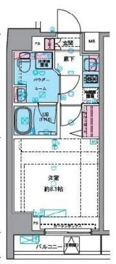 ジェノヴィア東中野スカイガーデン 4階