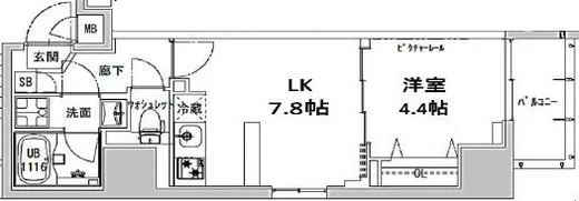 S-RESIDENCE神田avance (エスレジデンス神田アバンス) 303