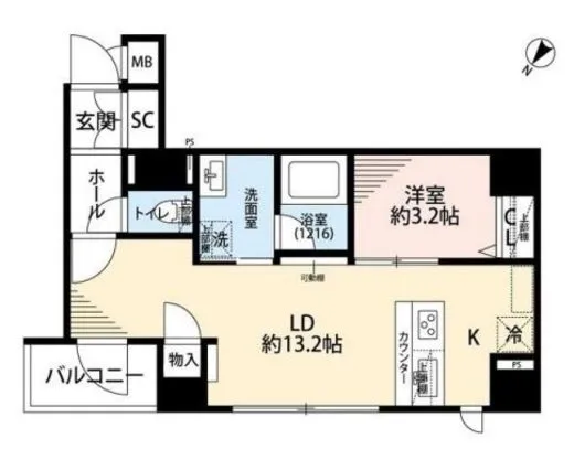 プレール・ドゥーク日本橋浜町 3階