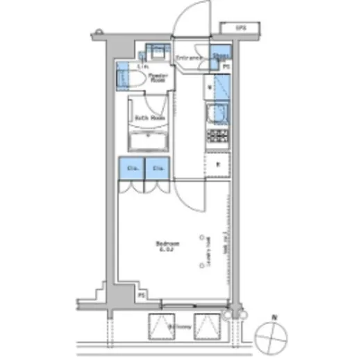 ブラウ戸越銀座テラス 406