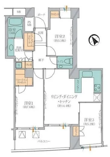 品川Vタワー タワー棟 18階