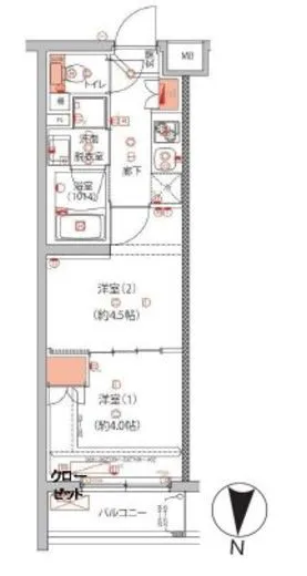 ハーモニーレジデンス中野本町パークサイド 305