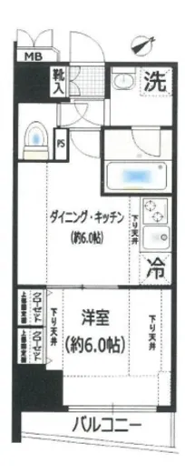 エステムプラザ市谷外濠公園 2階