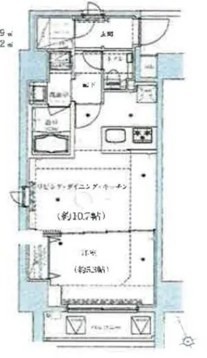 ベルシード上野松が谷 9階