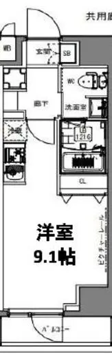 S-RESIDENCE亀戸lume (エスレジデンス亀戸ルーメ) 1202