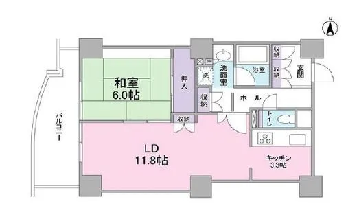 文京グリーンコートビュータワー本駒込 B511