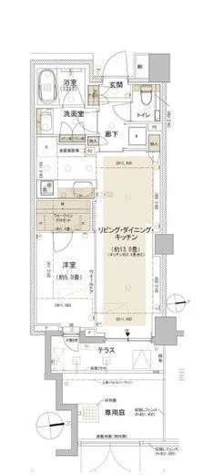 パークホームズ東中野 2階