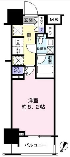 クレヴィア新宿若松町 8階