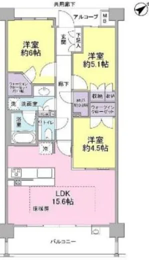 ザ・パークハウス学芸大学四季の杜 4階