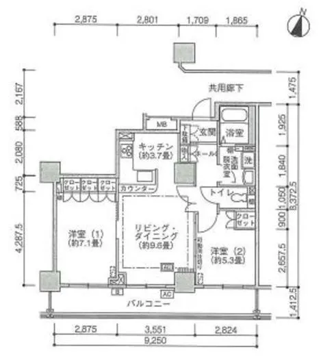 ジェイタワー西大井 13階