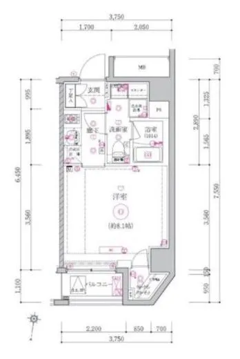 ベルシード森下Ⅱ 7階