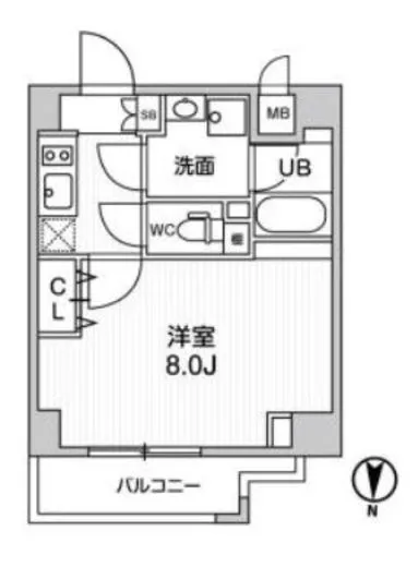 ALTERNA菊川Ⅱ (オルタナ菊川Ⅱ) 601