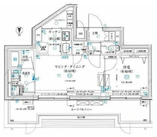 GRAN PASEO神楽坂Ⅱ (グランパセオ神楽坂Ⅱ) 5階