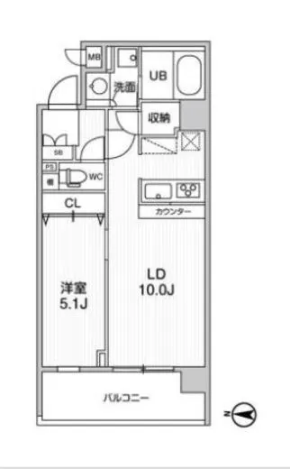 ALTERNA菊川Ⅱ (オルタナ菊川Ⅱ) 408