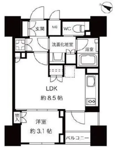 プレミスト渋谷宮益坂 10階