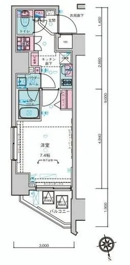 ジェノヴィア新宿御苑グリーンヴェール 13階