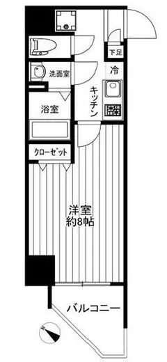 クリアルプレミア八丁堀 2階