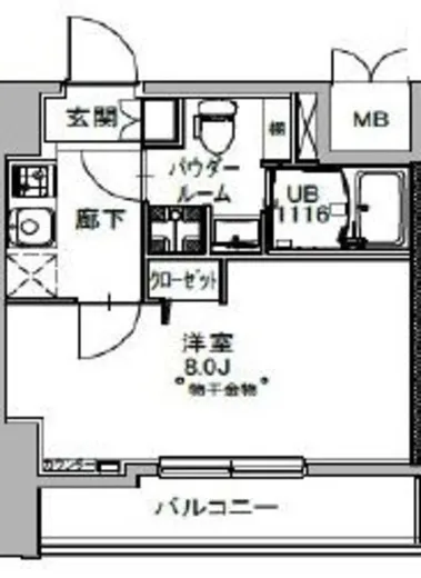 S-RESIDENCE八丁堀una (エスレジデンス八丁堀ウーナ) 1202