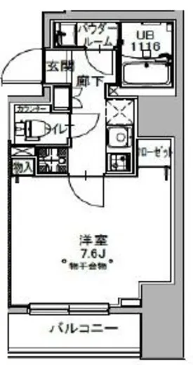 S-RESIDENCE八丁堀una (エスレジデンス八丁堀ウーナ) 201