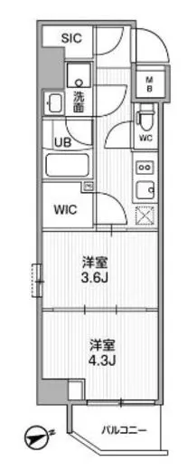 SYFORME浅草Ⅱ (シーフォルム浅草Ⅱ) 9階