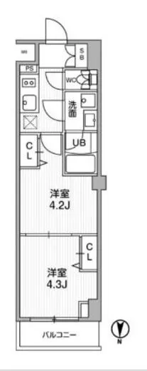 SYFORME西小山 (シーフォルム西小山) 2階