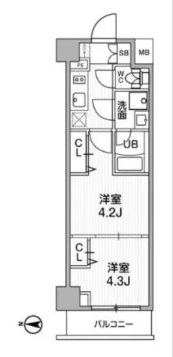 SYFORME西小山 (シーフォルム西小山) 4階