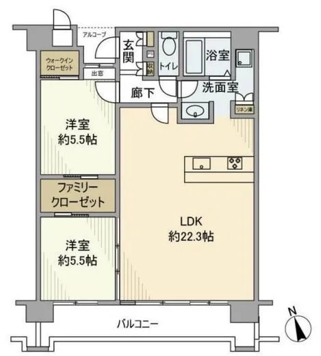 アデニウム洗足池南 3階